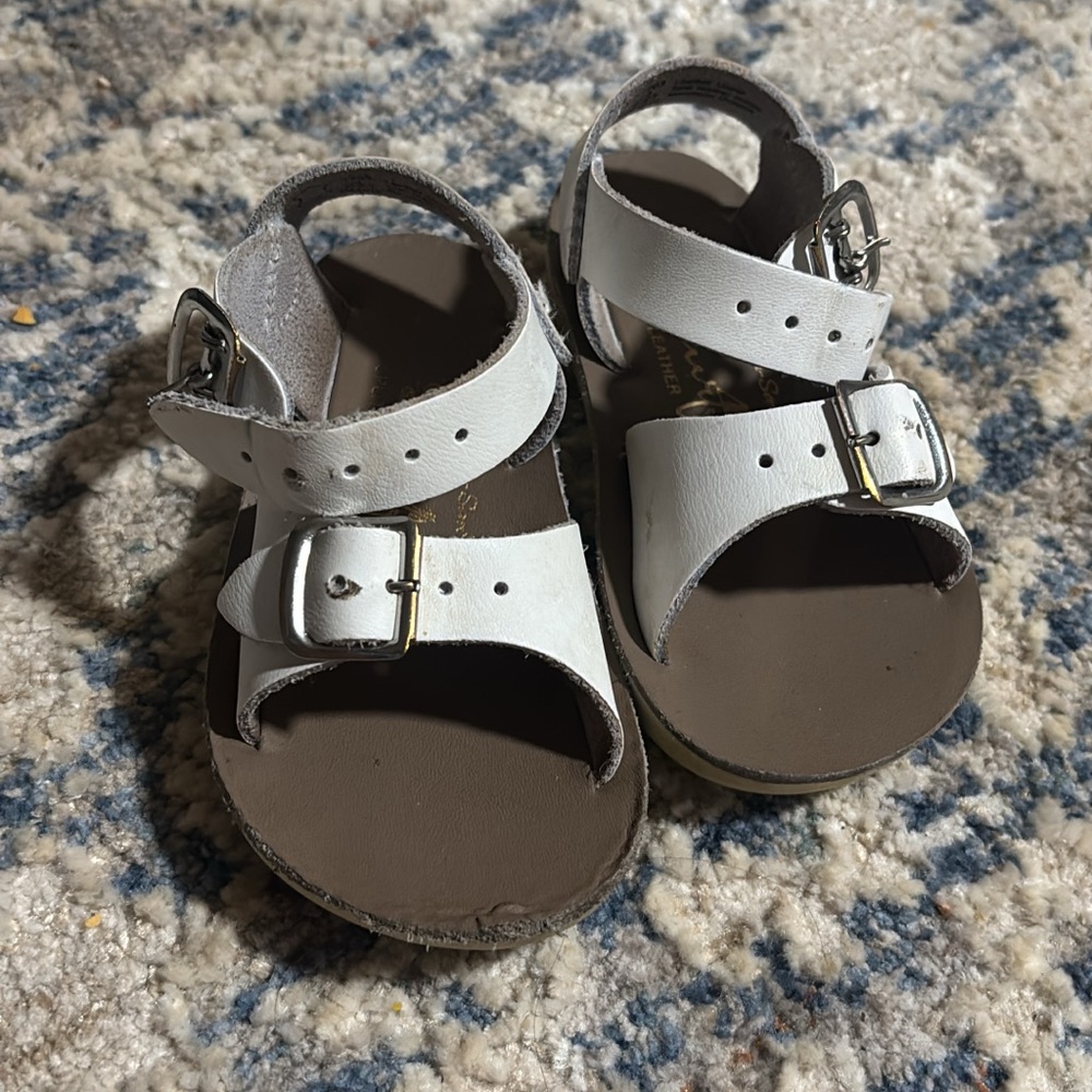 Toddler white SunSan sandals